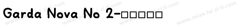 Garda Nova No 2字体转换
